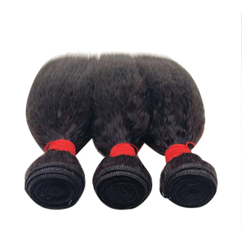KIWI® Kinky Straight Bundles – 100% Human Hair Sew In Extensions - KIWI