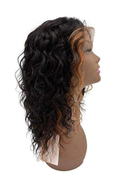 New York Style Curly Lace Front Wig – Natural Look KIWI HAIR BEAUTY