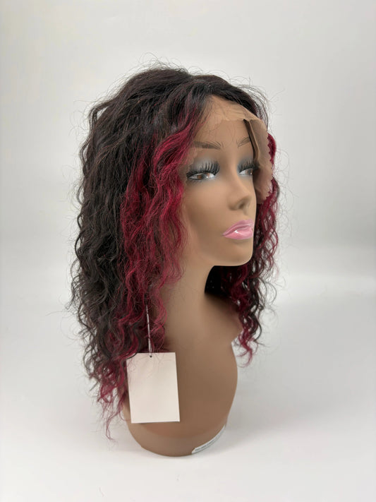 New York Style Curly Lace Front Wig – #530 Medium Maple Brown KIWI HAIR BEAUTY
