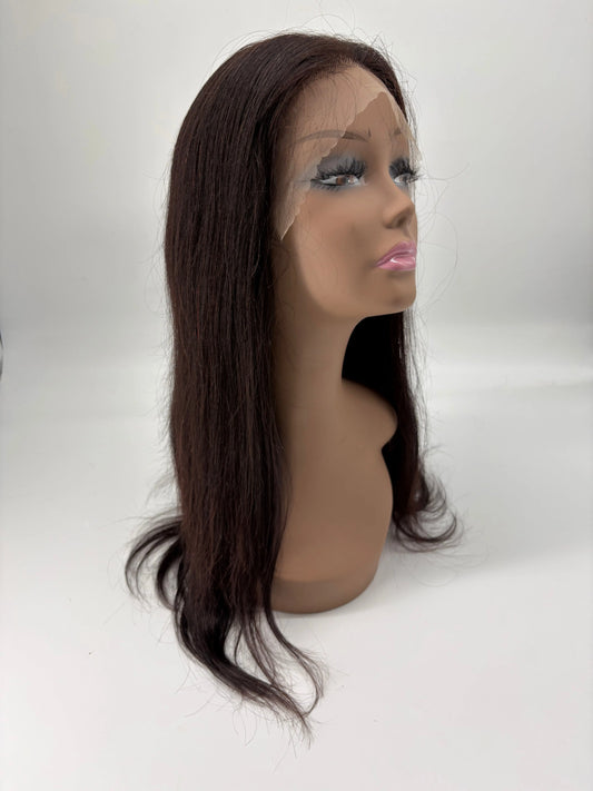 24" Straight 13×4 HD Lace Front Human Hair Wig KIWI HAIR BEAUTY