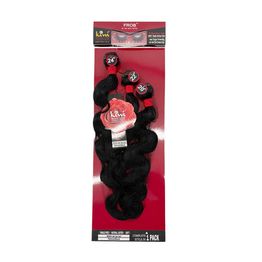 Kiwi® Regal Luxe 3 Bundle Set — Virgin Human Hair (Wave & Straight) KIWI HAIR BEAUTY
