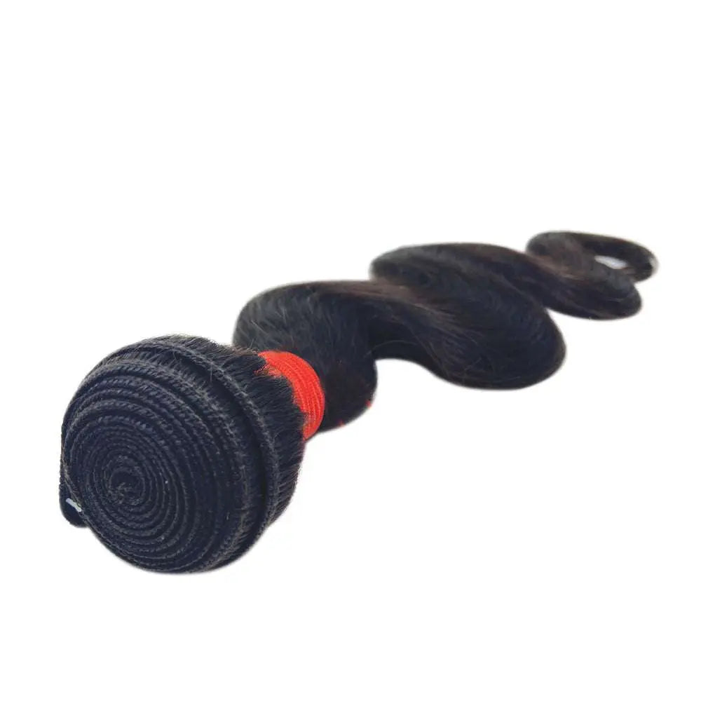 KIWI Body Wave Human Hair – Single Bundle, 14 Inch, Soft and Tangle-Free, Natural Black