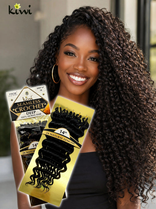 What Is Seamless/Feather Crochet Hair? Benefits, Installation & How Many Packs You Need KIWI