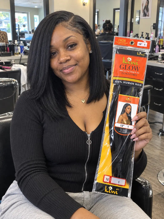 Yaki Straight Pack Hair for Sew-Ins & Quick Weaves: How to Choose Length and Quantity KIWI