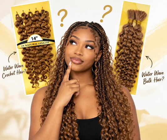 Water Wave Bulk Hair vs Water Wave Crochet Hair: What’s the Difference? KIWI