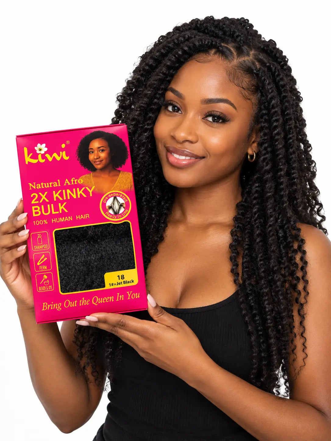 Afro Kinky Twist Hair: How Much Hair Do You Need for a Full Head? KIWI