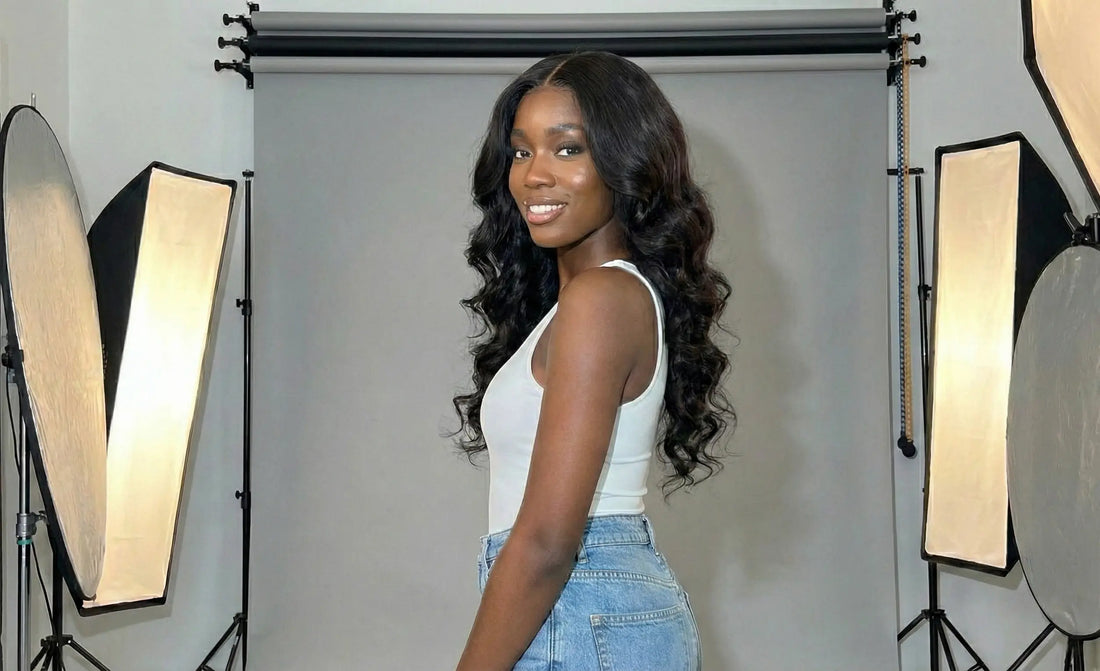 Human Hair Extensions Selection: How to Match Your Natural Texture & Color KIWI