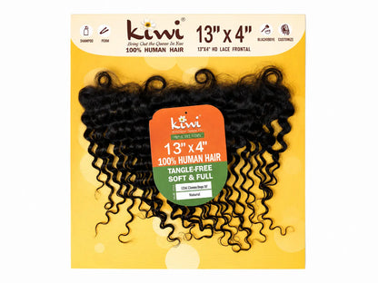 KIWI® 13×4 HD Lace Frontal – Straight, Body Wave & Deep Wave Human Hair KIWI HAIR BEAUTY