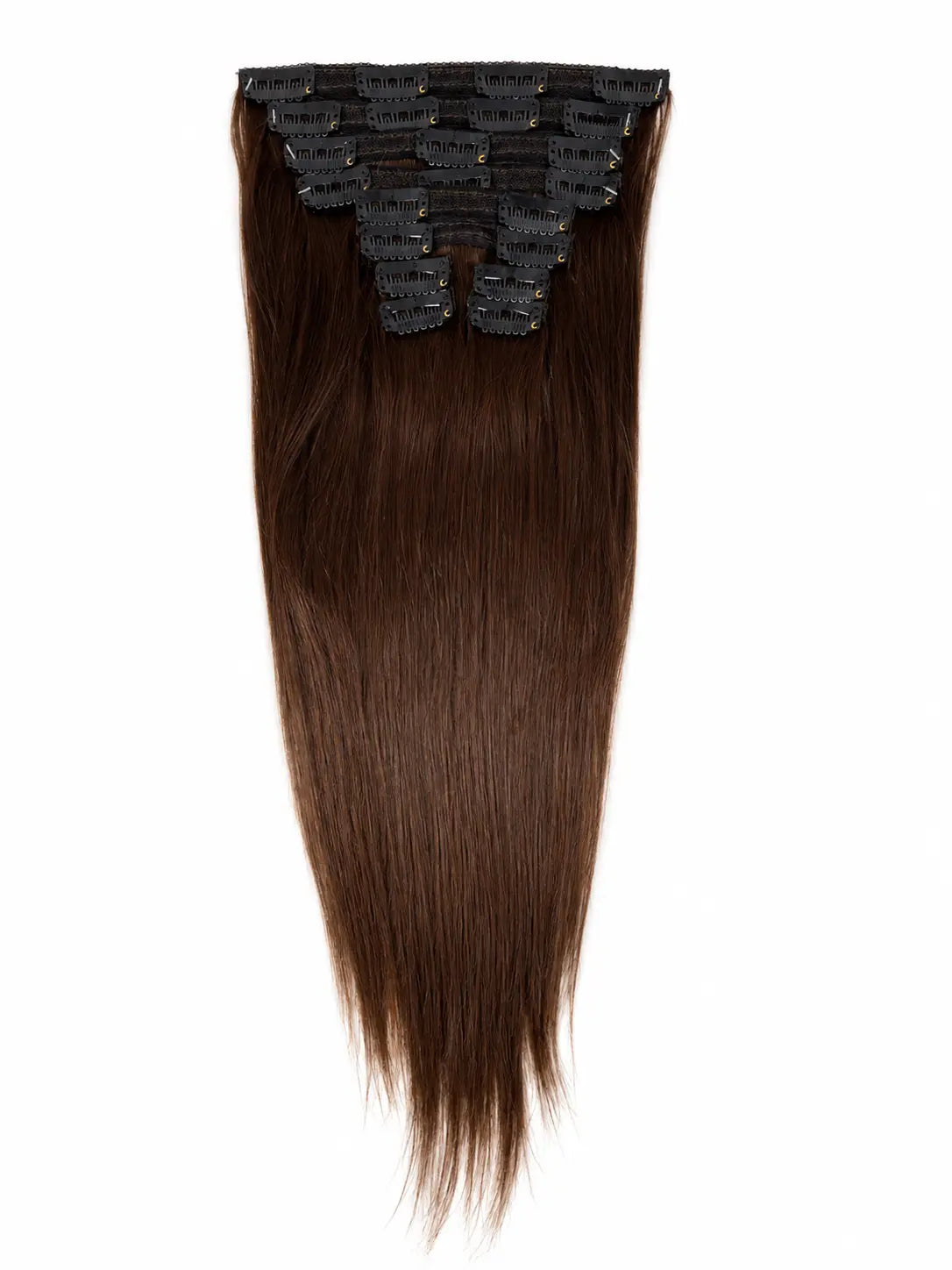 LADYSTAR® 10 Pcs Clip-In Hair Extensions | Human Hair Extensions for Length & Volume LADYSTAR