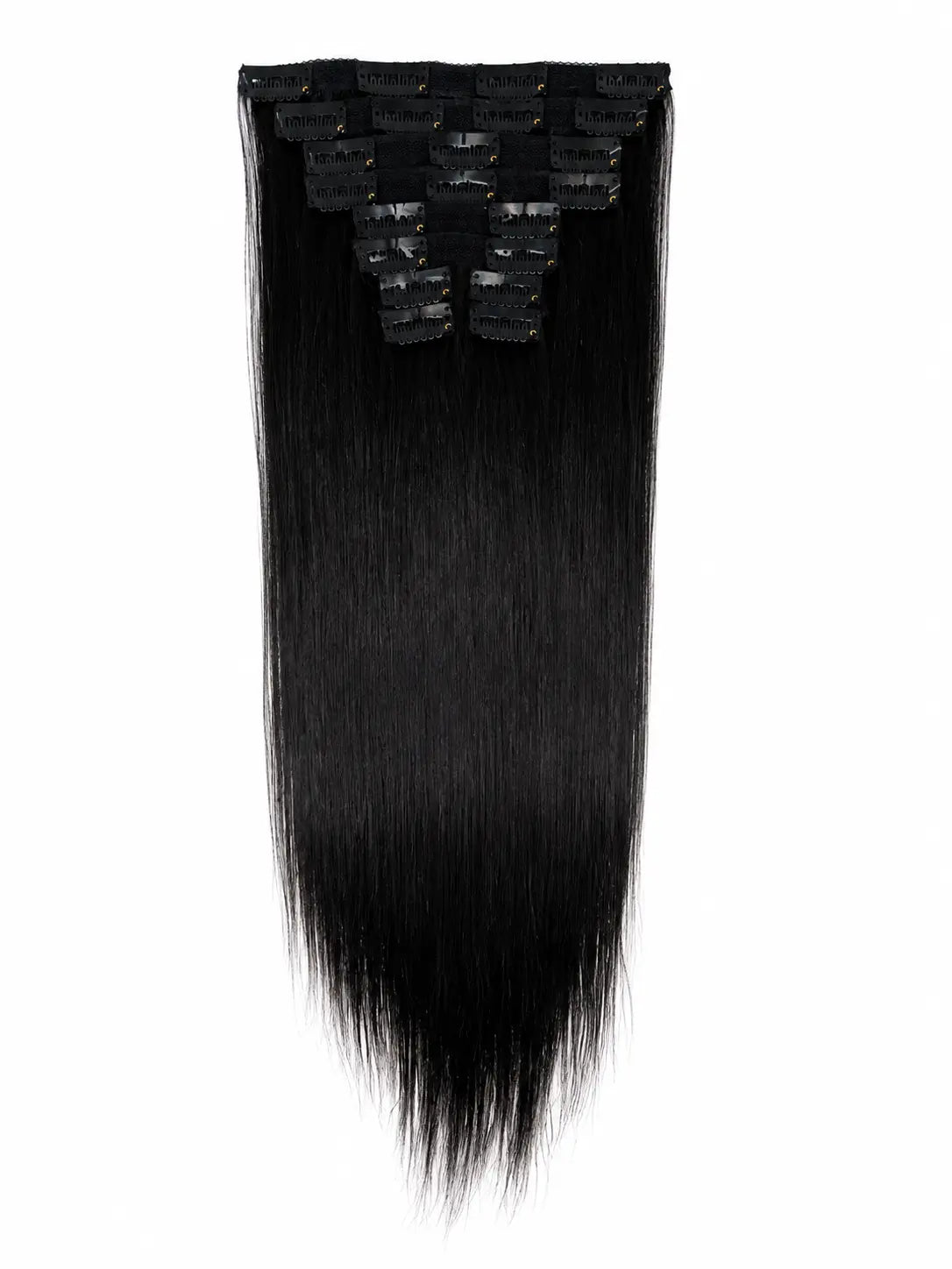 LADYSTAR® 10 Pcs Clip-In Hair Extensions | Human Hair Extensions for Length & Volume LADYSTAR