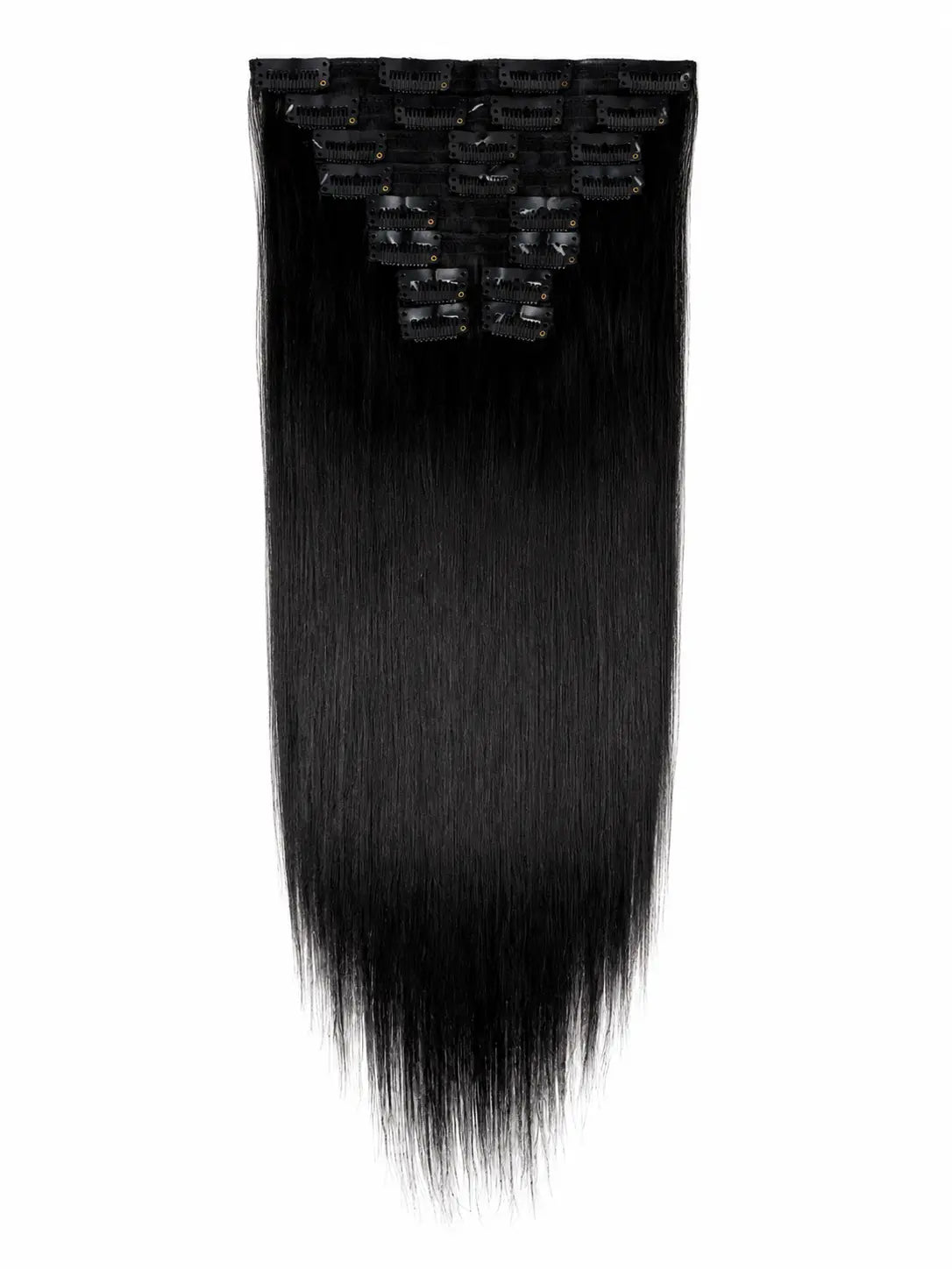LADYSTAR® 10 Pcs Clip-In Hair Extensions | Human Hair Extensions for Length & Volume LADYSTAR