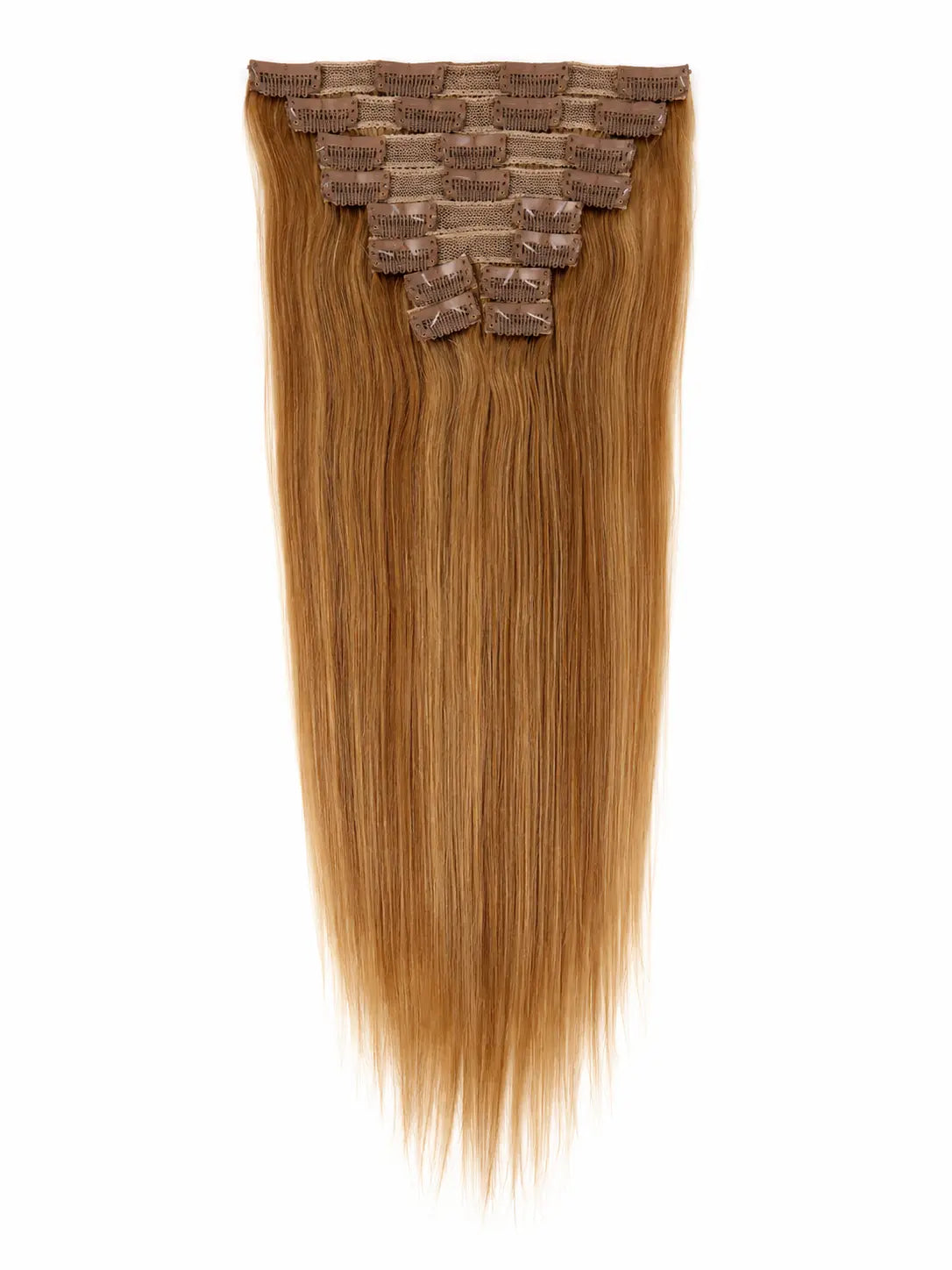 LADYSTAR® 10 Pcs Clip-In Hair Extensions | Human Hair Extensions for Length & Volume LADYSTAR