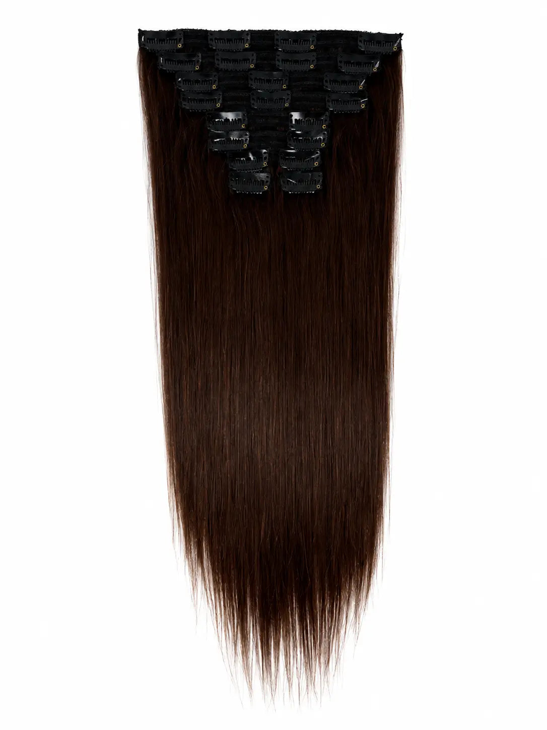 LADYSTAR® 10 Pcs Clip-In Hair Extensions | Human Hair Extensions for Length & Volume LADYSTAR