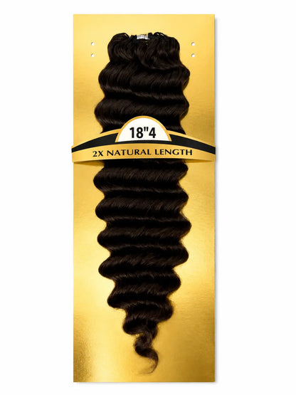 KIWI® Seamless Crochet™ – Feather Crochet Hair Extensions for Miracle Knots (Deep/Water Wave) KIWI HAIR BEAUTY