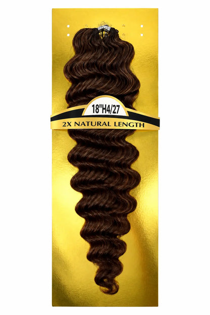 KIWI® Seamless Crochet™ – Feather Crochet Hair Extensions for Miracle Knots (Deep/Water Wave/Burmese) KIWI HAIR BEAUTY