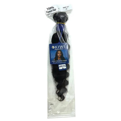 KIWI® SEASON BLUE BUNDLE – 100% Human Hair Deep Wave (10''–30'') KIWI HAIR BEAUTY