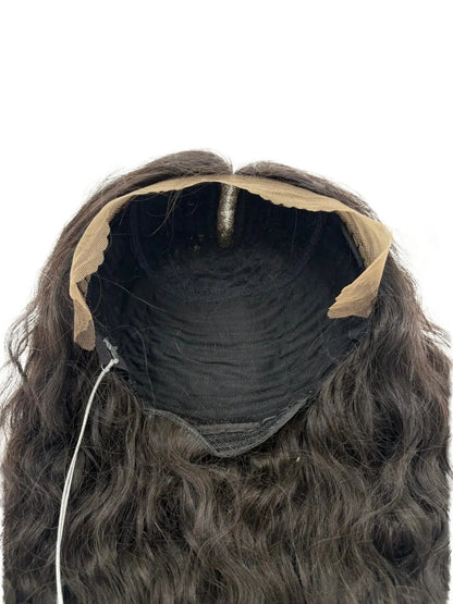 Loose Curly Lace Frontal Wig – 22” 1B KIWI HAIR BEAUTY