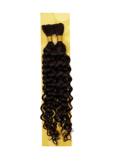 KIWI Water Wave Bulk Human Hair for Braiding – Natural Bohemian Curls