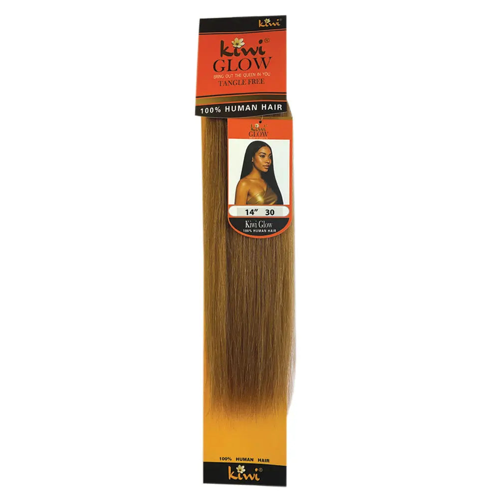 KIWI GLOW – 100% Human Hair Pack Yaki Straight (8’’–20’’) KIWI