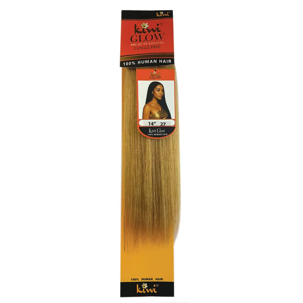 KIWI GLOW – 100% Human Hair Pack Yaki Straight (8’’–20’’) KIWI