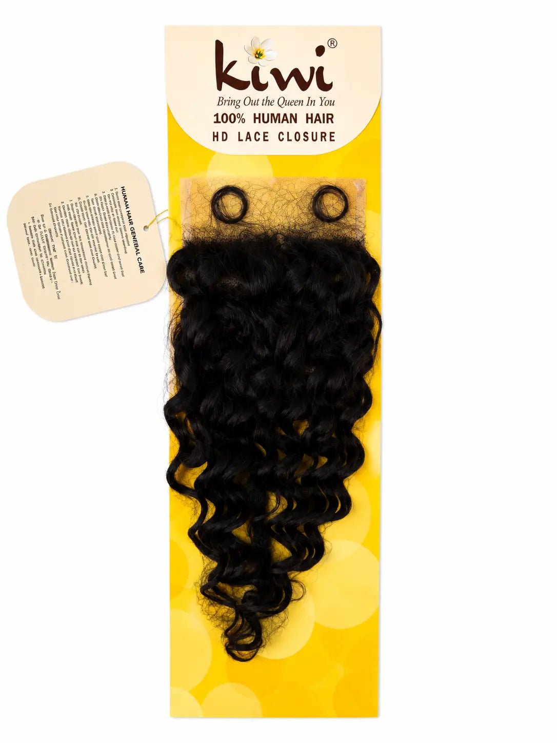 KIWI® 4×5 HD Lace Closure – Straight, Body Wave & Deep Wave Human Hair KIWI HAIR BEAUTY