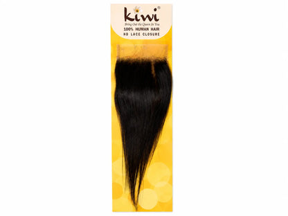 KIWI® 4×5 HD Lace Closure – Straight, Body Wave & Deep Wave Human Hair KIWI HAIR BEAUTY