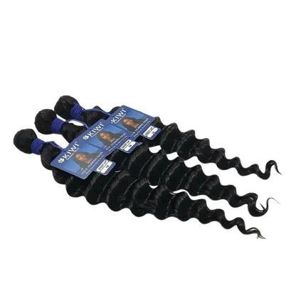 KIWI® Virgin Hair Deep Wave 3 Bundle Set | Season Blue KIWI HAIR BEAUTY