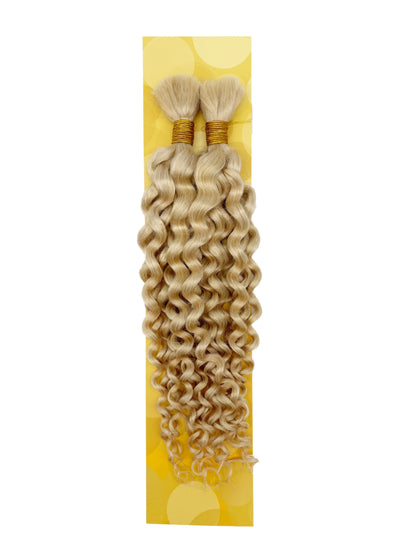 KIWI Water Wave Bulk Human Hair for Braiding – Natural Bohemian Curls