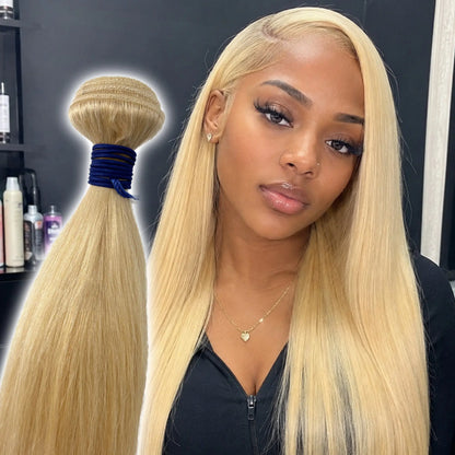 KIWI® 613 Blonde Straight Human Hair Bundles | Season Blue KIWI HAIR BEAUTY