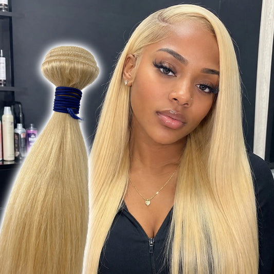 KIWI® 613 Blonde Straight Human Hair Bundles | Season Blue KIWI HAIR BEAUTY
