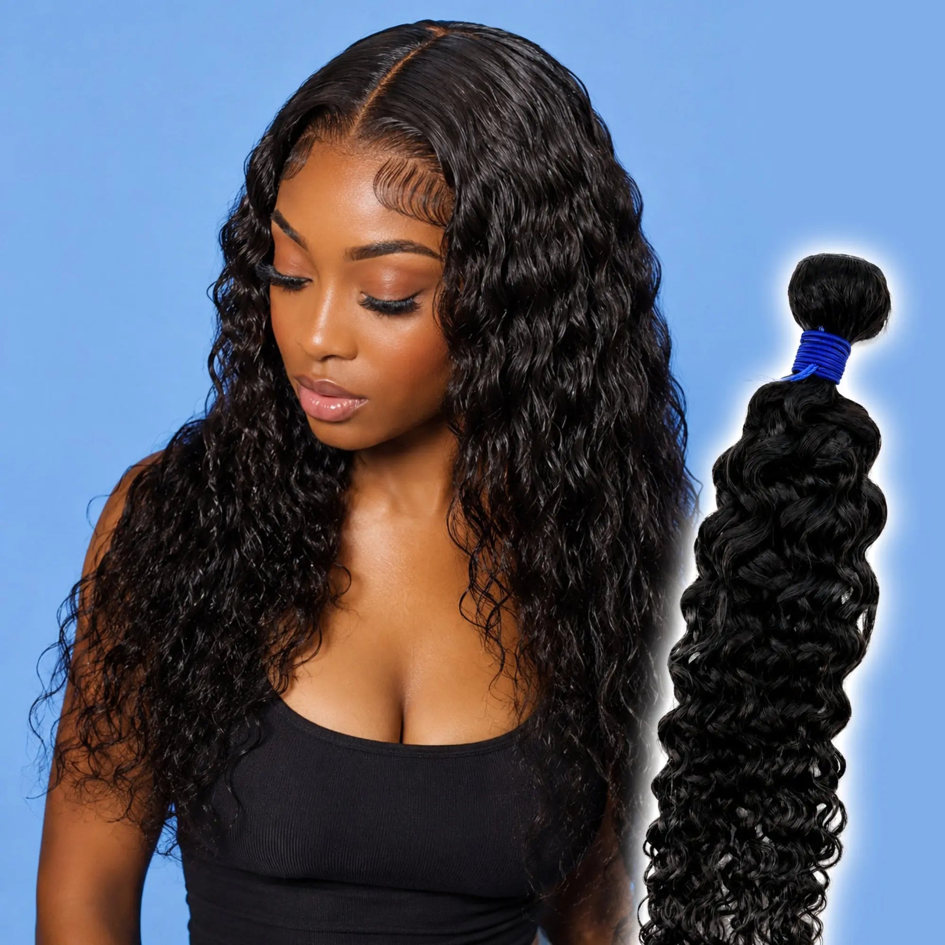 KIWI® Water Wave Hair Bundles for Sew-In | Season Blue KIWI HAIR BEAUTY