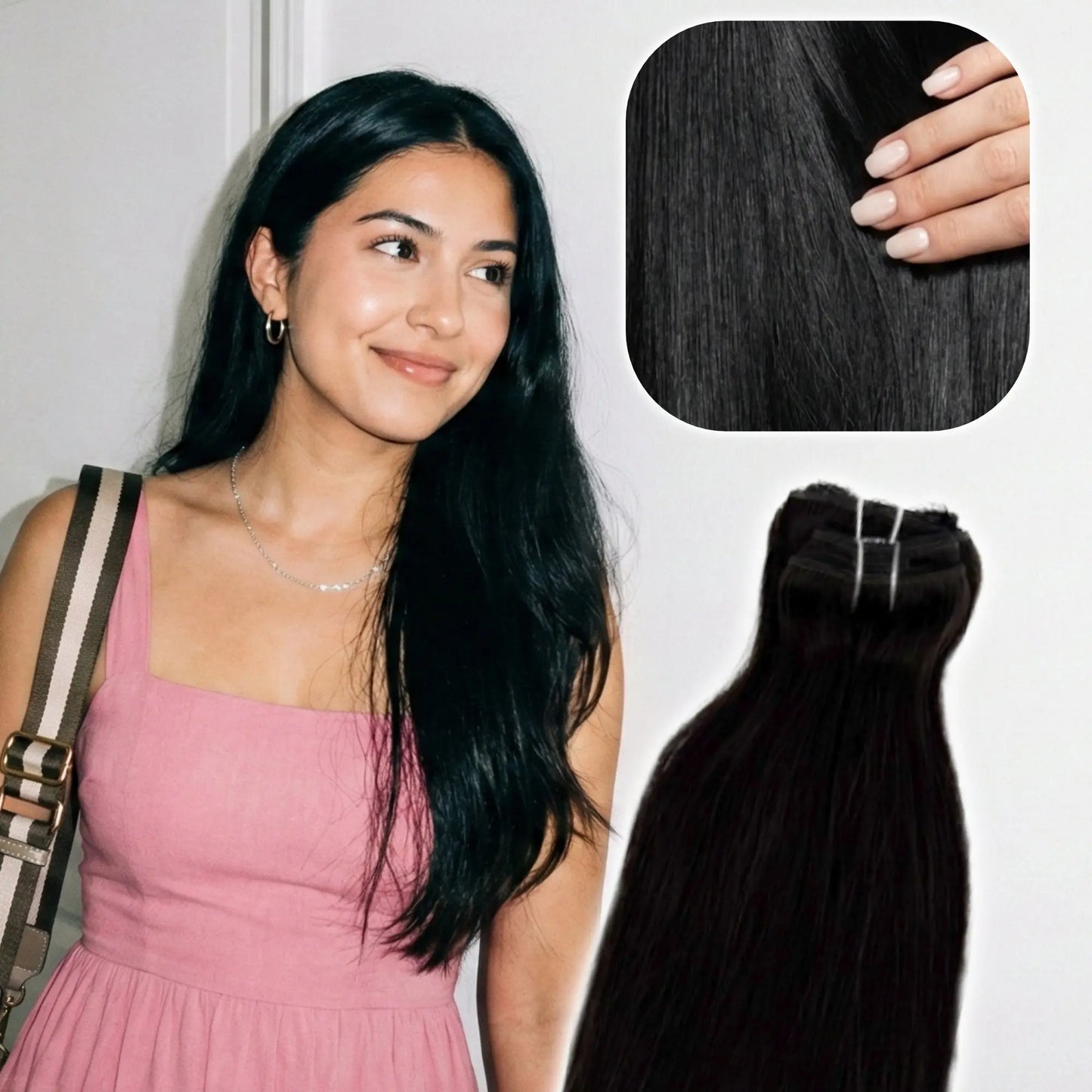 Classic Clip-In Hair Extensions-6pcs KIWI HAIR BEAUTY