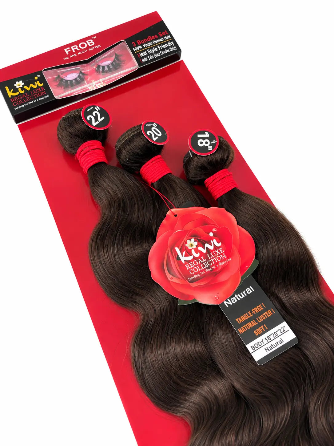 KIWI® 3 Bundle Human Hair Set for Sew-Ins & Quick Weaves KIWI HAIR BEAUTY