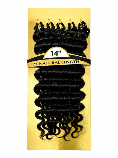 KIWI® Seamless Crochet – Feather Crochet Hair Extensions Deep/Water Wave KIWI HAIR BEAUTY