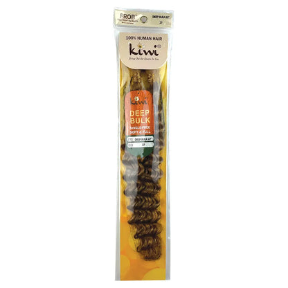 KIWI Deep Wave Bulk Human Hair for Braiding – Natural Bohemian Curls KIWI