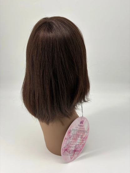 10-Inch Bob Wig with Bangs – Color 2, 125 g KIWI HAIR BEAUTY