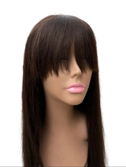 Easy-Go Long Straight Wig with Bangs KIWI HAIR BEAUTY