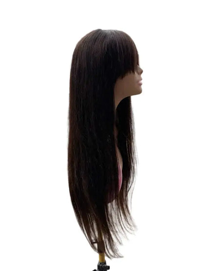 Easy-Go Long Straight Wig with Bangs KIWI HAIR BEAUTY