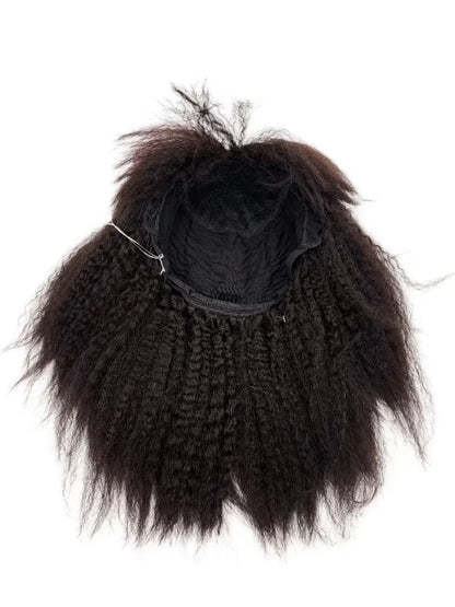 Easy-Go Kinky Straight Wig with Bangs KIWI HAIR BEAUTY