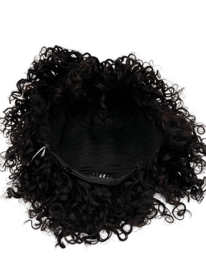 Easy-Go Curly Bob Wig with Bangs KIWI HAIR BEAUTY