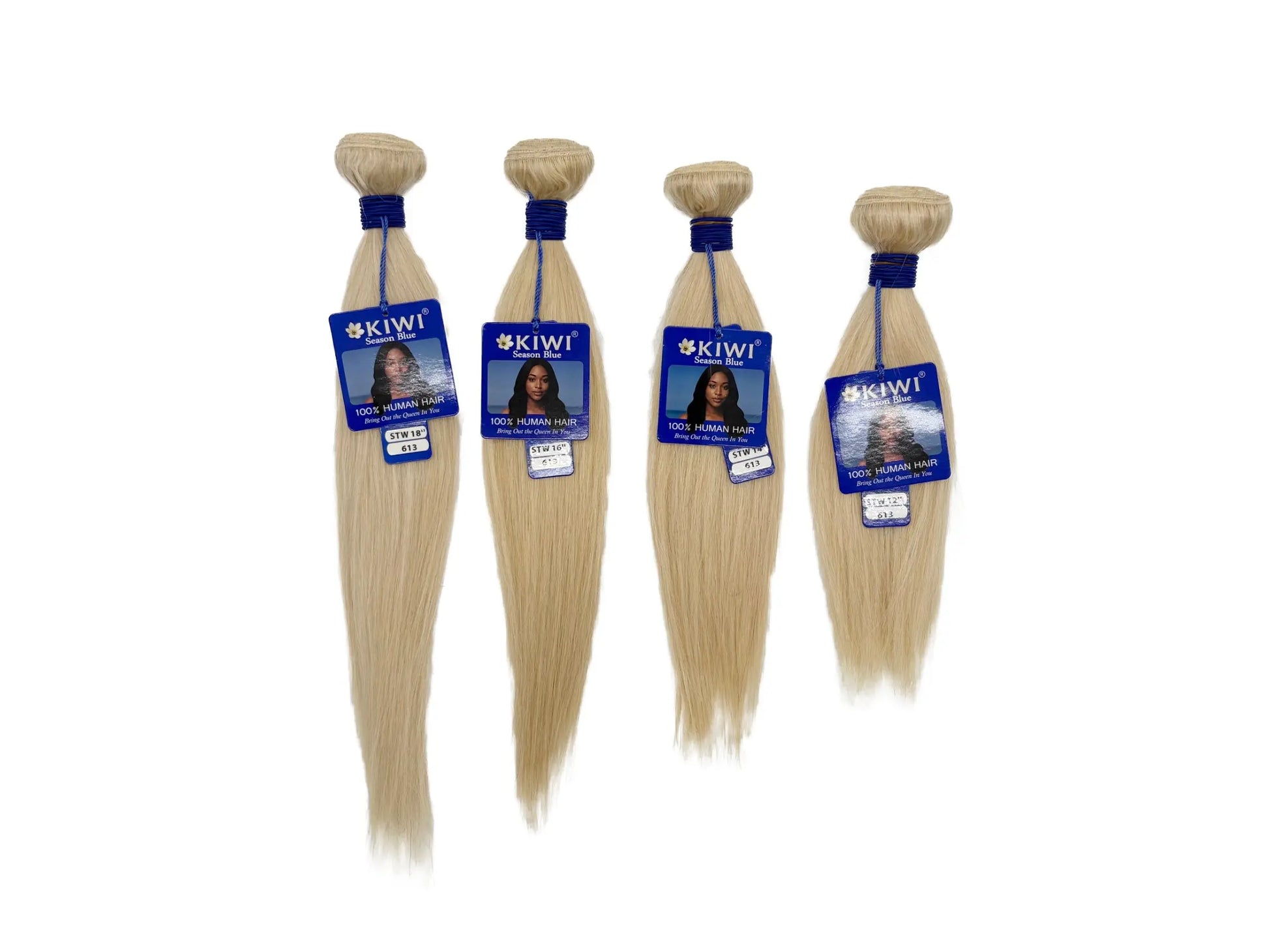 KIWI® 613 Blonde Straight Human Hair Bundles | Season Blue KIWI HAIR BEAUTY
