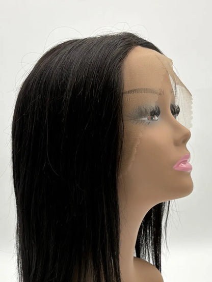 L-Part Lace Frontal Wig Straight 18" Natural KIWI HAIR BEAUTY