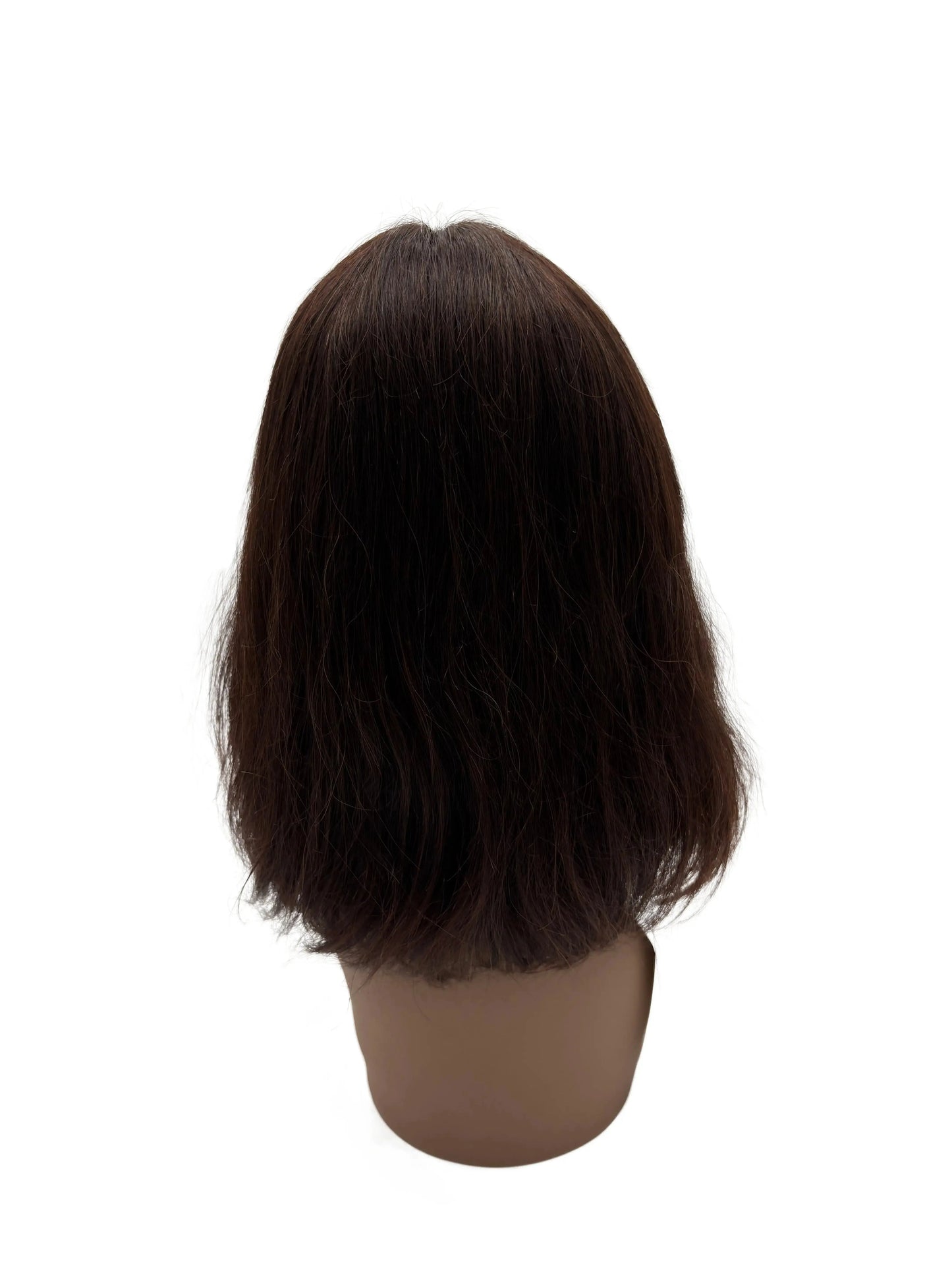 Natural Straight Bob Human Hair Lace Front Wig – Middle Part, Realistic & Lightweight KIWI HAIR BEAUTY
