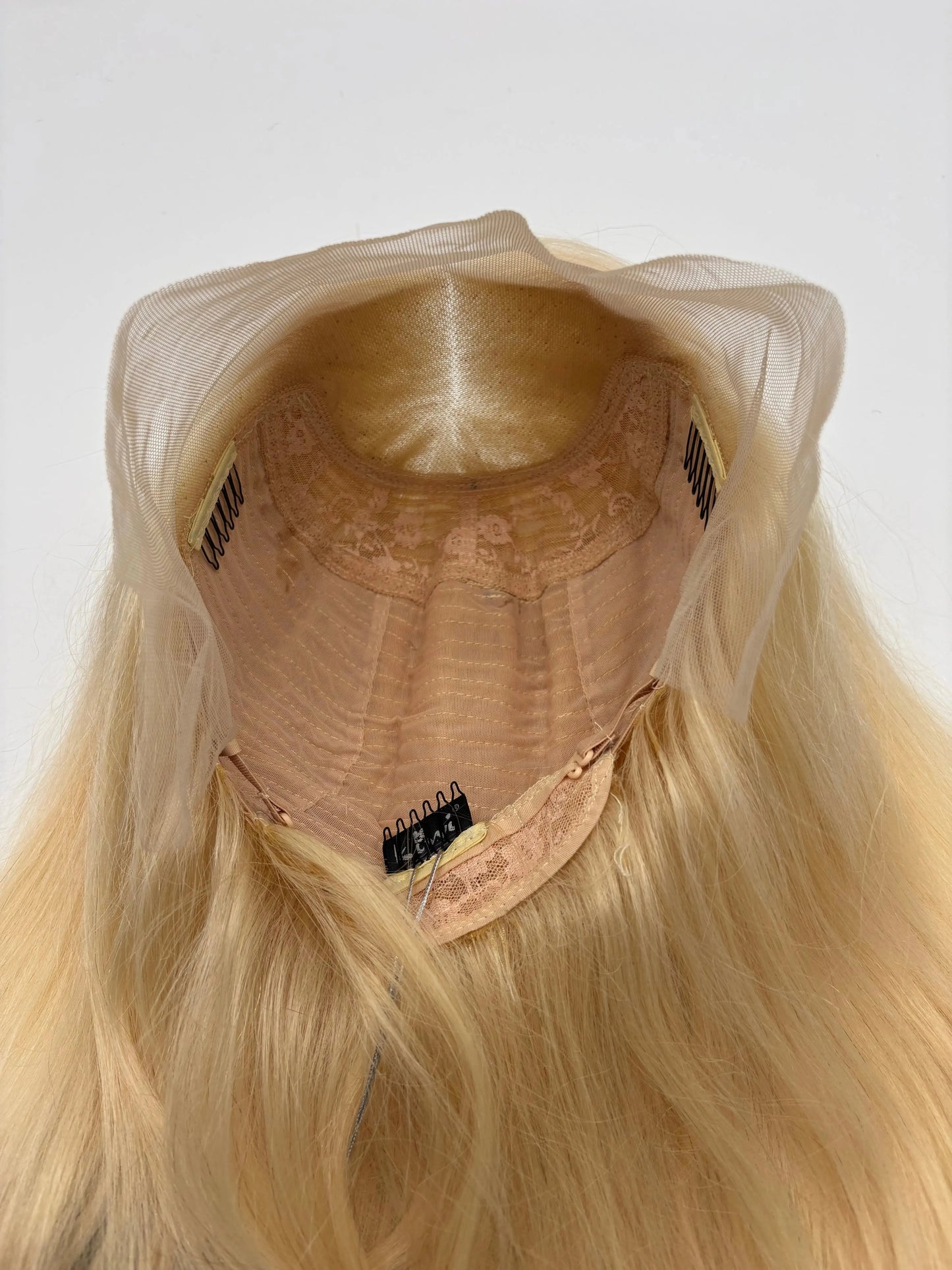Blonde Straight Human Hair Lace Frontal Wig | Long, Natural Finish KIWI HAIR BEAUTY