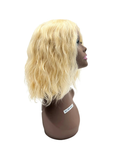 Blonde Loose Wave Bob Human Hair Lace Frontal Wig KIWI HAIR BEAUTY