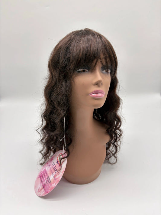 Easy-Go Loose Wave Bang Wig