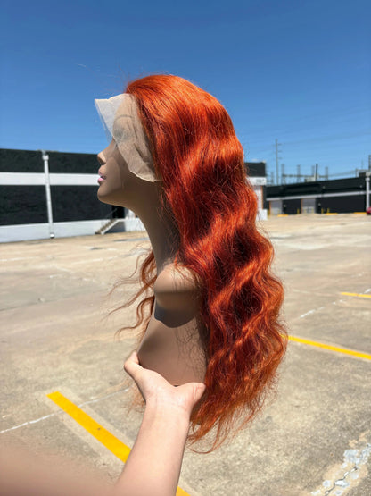 KIWI® 350 Copper Red 13×4 Lace Front Wig | Straight & Body Wave KIWI HAIR BEAUTY