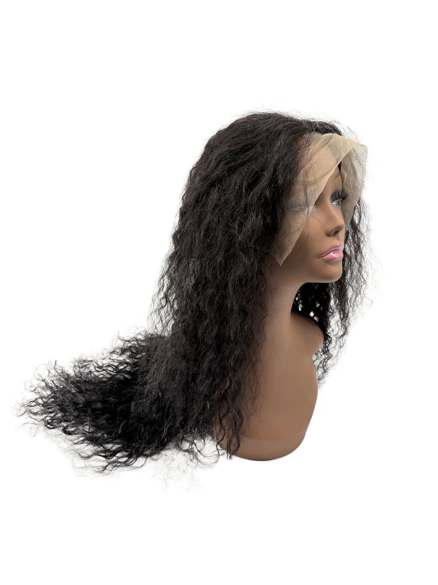 32” Natural Black 13x4 Lace Front Wig - 100% Human Hair