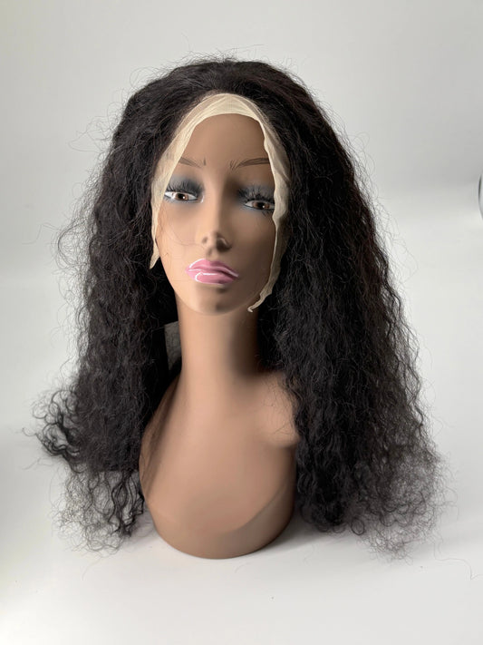 32” Natural Black 13x4 Lace Front Wig - 100% Human Hair