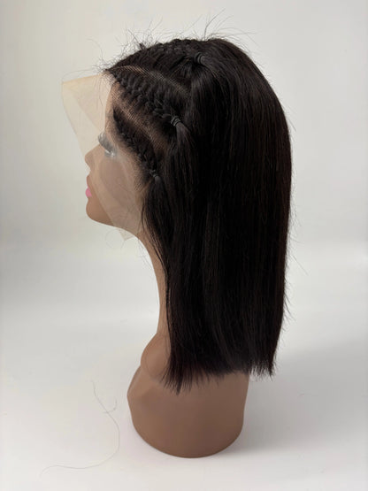 13×4 Pre-Braided Straight Lace Front Wig KIWI HAIR BEAUTY